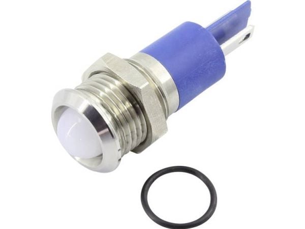 TRU COMPONENTS 1605980 LED-merkkivalaisin Valkoinen 24 V DC/AC 24 V DC/AC