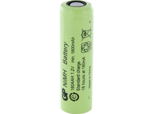 GP Batteries Mignon (AA)-oppladbart NiMH GP180AAH 1800 mAh 1,2 V 1 stk (300180AAH)