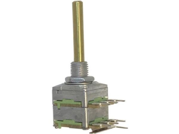 Potentiometer Service RD1602F-20B4-30R6-B50k-602 63256-02400-4007/B50K vridpotentiometer 1- varv stereo 0,2 W 50 kO, 1 st