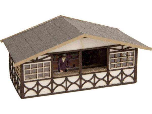 NOCH Christmas Market Stall, HO (1:87), Brun, Hvit