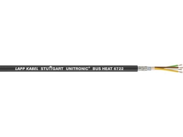LAPP 2170387/100 bussledning UNITRONIC® BUS HEAT 6722 2 x 0,5 mm² svart, 100 m