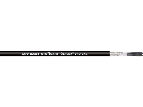 Lapp ÖLFLEX VFD 2XL, Kabel för medelhög spänning, Svart, Termoplastisk elastomer (TPE), Tvärbunden polyeten (XLPE), Koppar, 1.5 mm ²