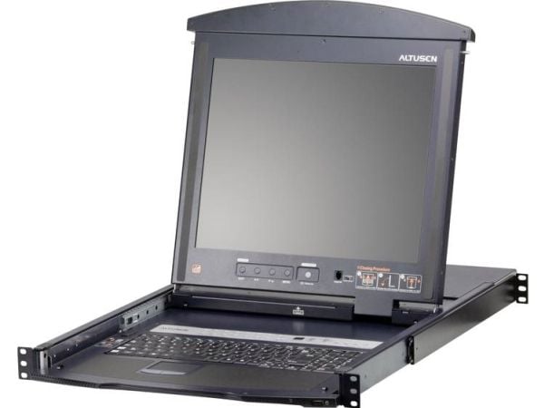 ATEN KL1516AM, 43,2 cm (17"), LCD, USB, PS/2, USB, PS/2, VGA, US Engelsk