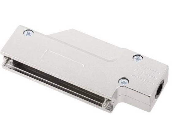 encitech DCMR37-FK-K 6560-0501-04 D-SUB-kabinet 37-pol silver 90° helmetall 1 st