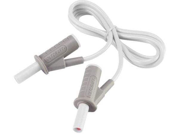 V-TCRAFT MSB-501 Turvatestijohto Teräliitin 4 mm Teräliitin 4 mm 1,00 m Valkoinen 1 kpl 1 kpl