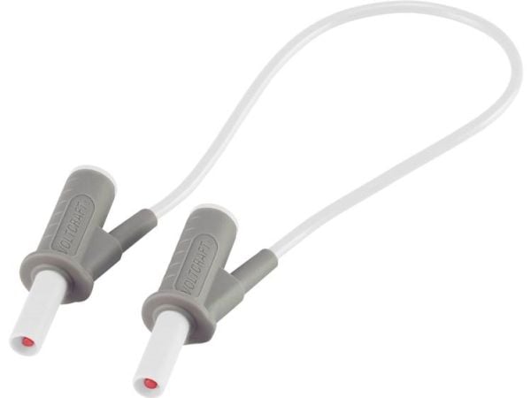V-TCRAFT MSB-501 Turvatestijohto Teräliitin 4 mm Teräliitin 4 mm 25,00 cm Valkoinen 1 kpl 1 kpl