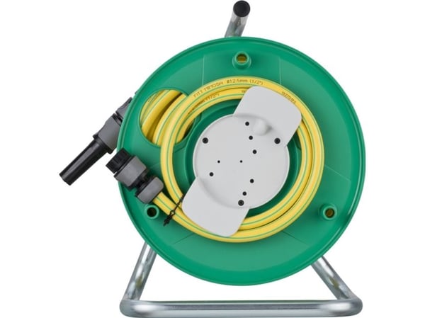 Brennenstuhl 1237130, 20 m, Over bakken, Grønn, Gult, Plast, 20 m, 315 mm