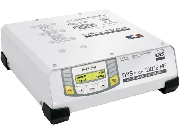 GYS FLASH 100.12 HF automatisk lader 12 V 100 A (029071) GYS FLASH 100.12 HF automatisk lader 12 V 100 A (029071)