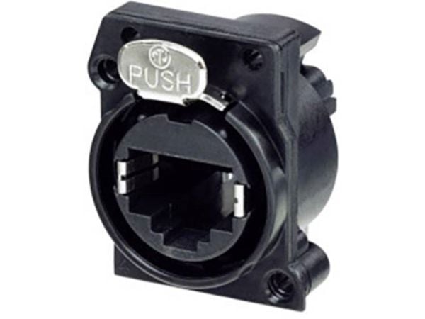 Neutrik RJ-kontaktforbindelse NE8FAV-C5-CON for vertikal innbygging 8P8C sort