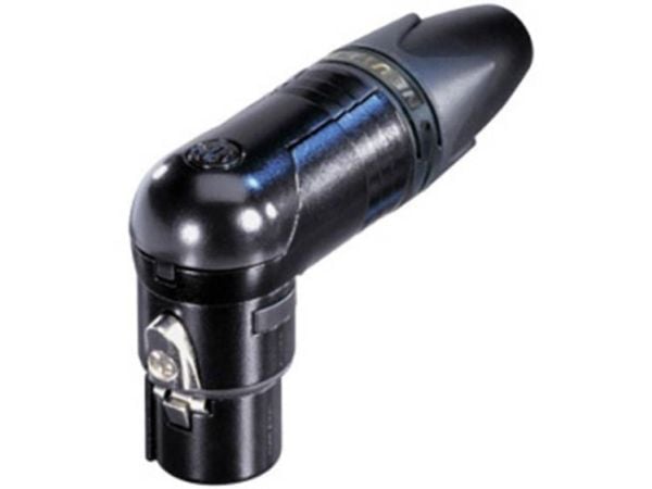 Neutrik NC10FRX-14-B, XLR, Sort, Cat5e, 18/14, Nikkel/gull, IP40