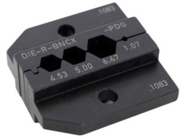 Neutrik DIE-R-BNCX-PDG, Krympeverktøy, 6,47 mm