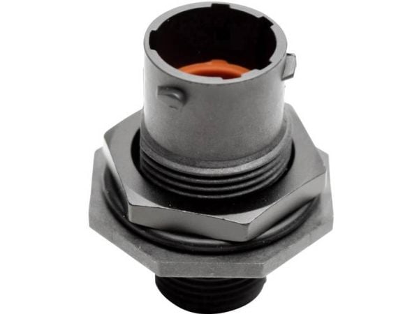 Amphenol RTS 7 10N 6P03 rundkontakt/stikk for innbygging, samlet poltall 6, serie Ecomate Aquarius