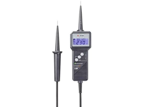 Gossen Metrawatt Metravolt 12 D+L To-polet spenningstester CAT III 1000 V, CAT IV 600 V LCD, LED, akustisk