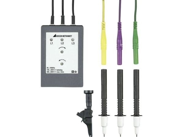Gossen Metrawatt PhaseCop 2 Drejefelt-måleapparat CAT III 600 V LED
