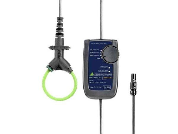 Gossen Metrawatt METRAFLEX 300MXBL/4 Strømtangsadapter Måleområde A/AC (område): 0.006 - 300 A Fleksibel