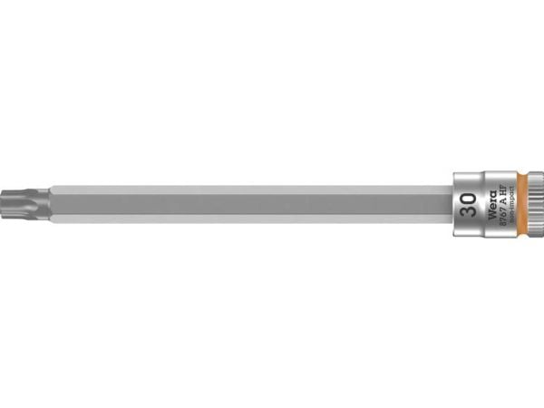 Wera 05003370001, Stikkontakt, 1/4", 1 hoder, T30, Kromvanadiumstål, Kromfarget