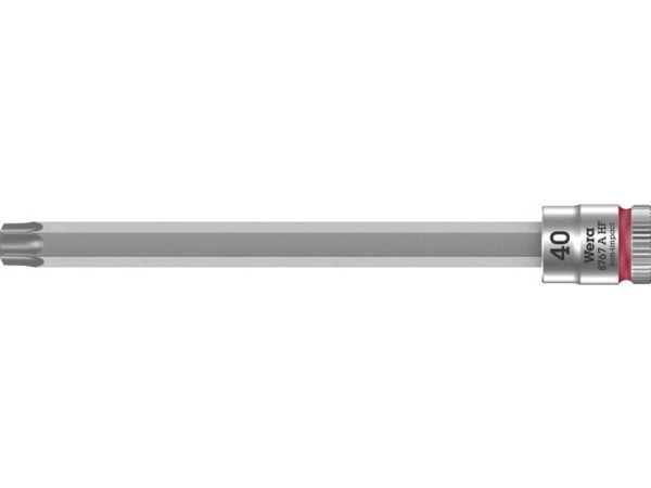 Wera 05003372001, Stikkontakt, 1/4", 1 hoder, T40, Kromvanadiumstål, Kromfarget