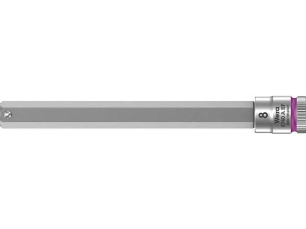 Wera 05003340001, Stikkontakt, 1/4", Metrisk, 1 hoder, 8 mm, 100 mm