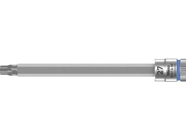 Wera 05003368001, Stikkontakt, 1/4", 1 hoder, T27, Kromvanadiumstål, Kromfarget
