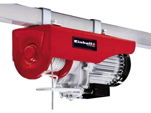 Einhell TC-EH 600, Elektrisk vinsj, 18 m, 300 kg, 600 kg, 18 m, 9 m