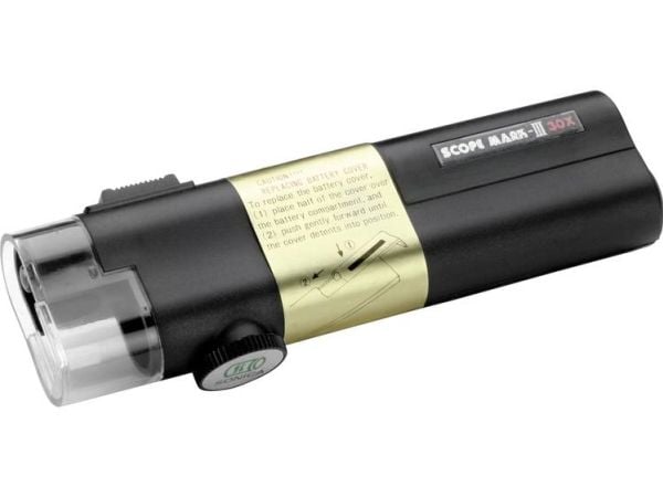 Ideal Tek ALCRON håndlupe med belysning 30x sort