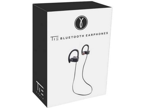 Tie Studio Bluetooth 4.1 sport in-ear hodetelefoner Bluetooth® sport svart headset volumkontroll svetteresistent