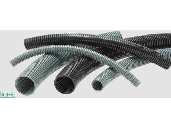 HELUKABEL 99621, Joustava metalliton johdin (FNC), Musta, 150 °C, RoHS, 50 m, 1,28 cm