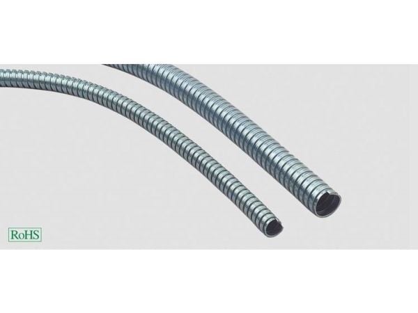 HELUKABEL 94882, Joustava metalliputki (FMC), Terästä, 220 °C, RoHS, 10 m, 1,7 cm