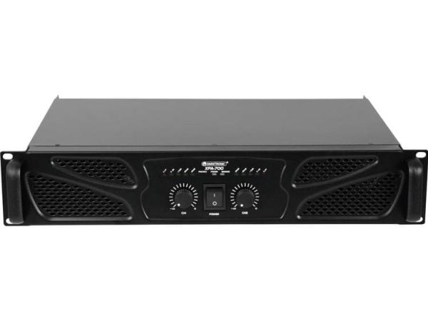 Omnitronic XPA-700, 2.0 kanaler, 350 W, A/B, 0,5%, 95 dB, 20000 O