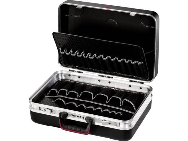 PARAT SILVER Plus - Hard eske for verktøy - aluminium, conpearl, X-ABS plastic - svart