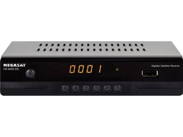 Megasat HD 6000 DS kabel Full-HD svart TV-box (0201123)
