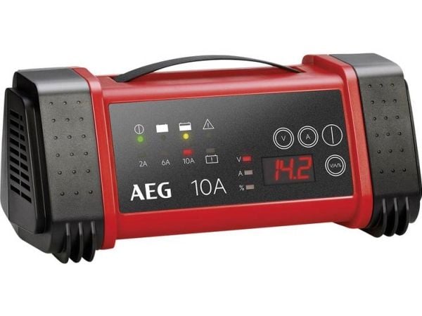 AEG automatisk laddare LT10 97024 12 V/24 V 2 A, 6 A, 10 A (97024)