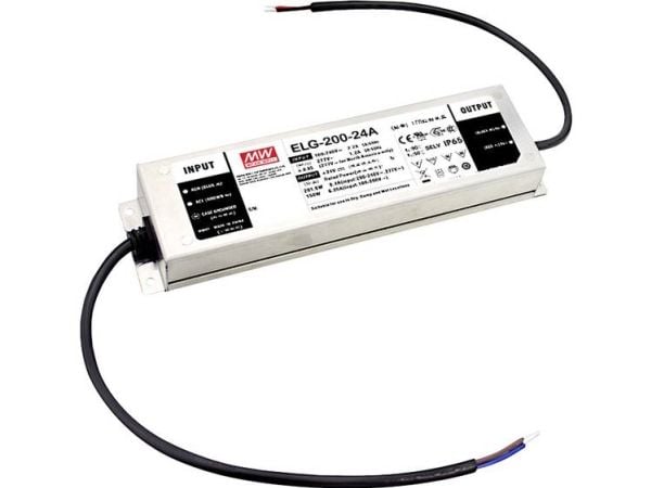 MEAN WELL ELG-200-24B-3Y, 200 W, IP20, 100 - 305 V, 24 V, 71 mm, 244 mm