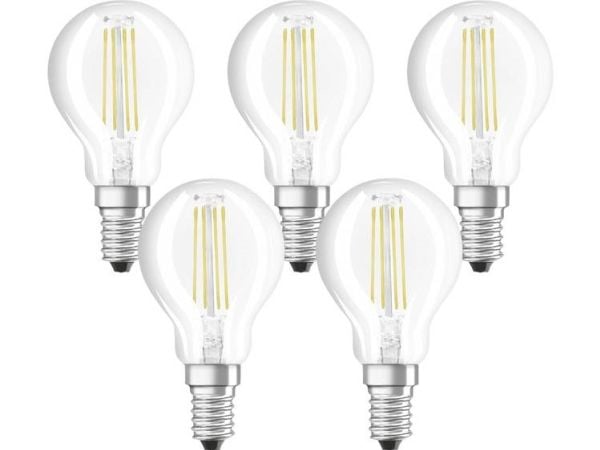 LED-kruunu 4W/827 E14 kirkas - 5 kpl pakkaus