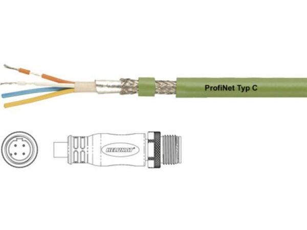 HELUKABEL 806485, 5 m, Cat5, M12, M12