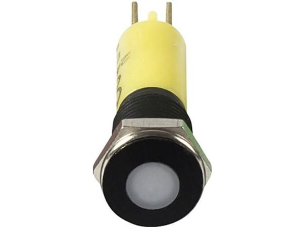 Signal Construct SFEU081245 LED-signallampa gul 24 V AC/DC, 1800 mcd