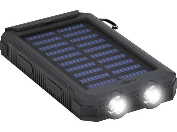 Goobay 49216, Sort, Blå, Universel, ABS, LED, IP45, 8000 mAh