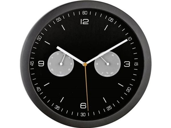 Mebus 52825 radioveggur 26 cm x 42 mm, sort