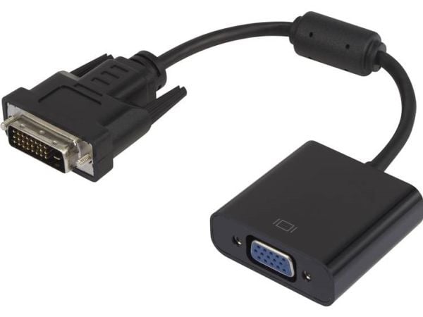 Renkforce RF-3301134, 0,15 m, DVI-D, VGA (D-Sub), Hankjønn, Hunkjønn, Rett