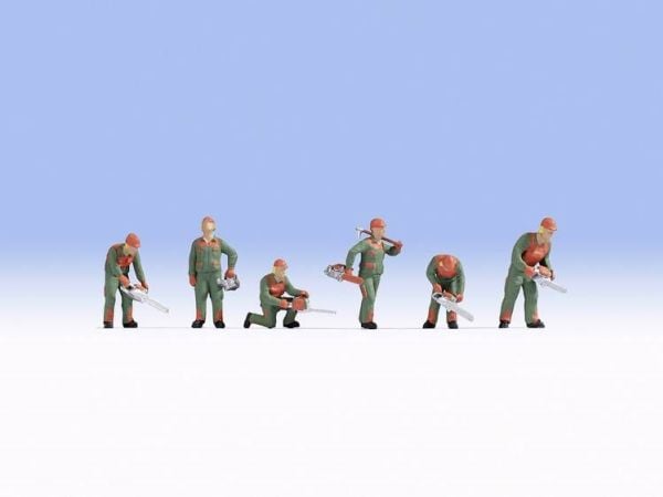 NOCH Forest Workers, HO (1:87), Grønn, Oransje