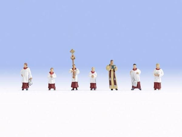 NOCH Priest and Altar Servers, HO (1:87), Rød, Hvit