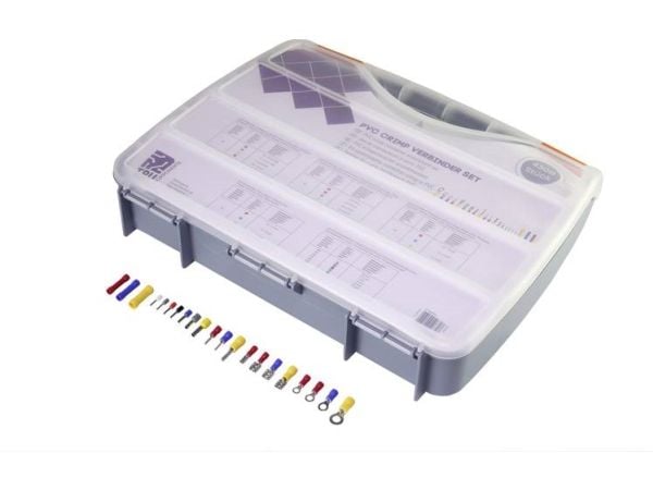 TRU COMPONENTS Puristusliitinvalikoima TC-6648520 4300 osaa (TC-6648520)