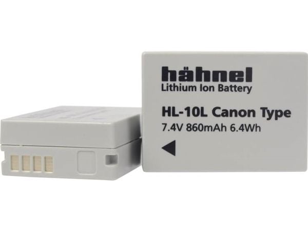 Hähnel Fototechnik HL-10L kamerabatteribytte originalbatteri NB-10L 7,4 V 860 mAh