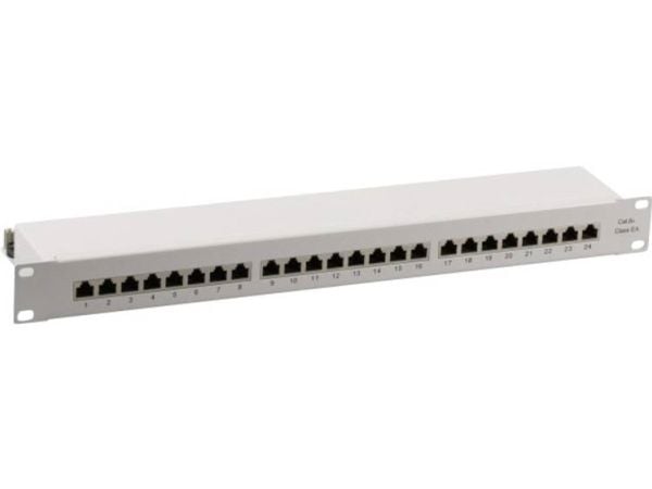 EFB Elektronik 37666.1M, 10000 Mbit/s, RJ-45, Gull, Cat6a, Grå, Rackmontering