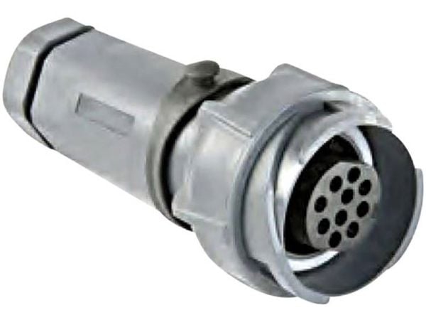 Bulgin PXP7011/02S/ST/1113 rund kontaktkobling, rett, 2-polet, serie Buccaneer 7000, 1 stk