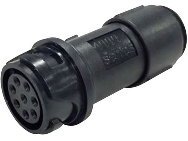 Bulgin PXP4011/08S/5560 rundstiftkontakt, 8-polet, Buccaneer 4000, 1 stk