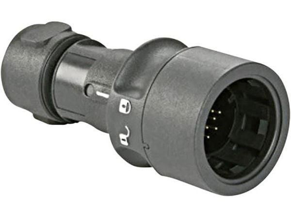 Bulgin rundkontakt PXP6010/16P/CR/0910, rak samlad polantal: 16, serie Buccaneer 6000, 1 st