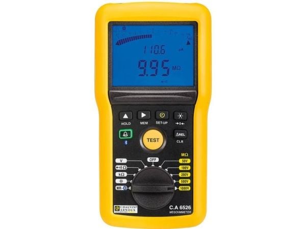 Chauvin Arnoux C.A 6526 Isolationsmåler 50 V, 100 V, 250 V, 500 V, 1000 V 200 GΩ