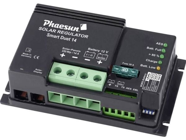 Phaesun Smart Duet 14 solcelleladeregulator serie 12 V 14 A