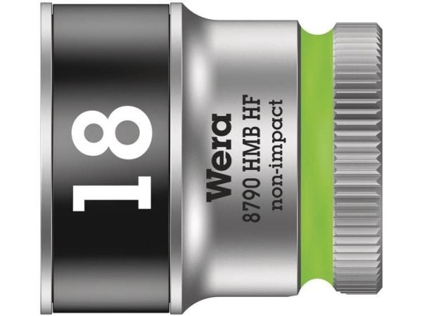 Wera 8790 HMB HF 05003752001 Ekstern sekskantnøkkelinnsats 18 mm 3/8 (10 mm)